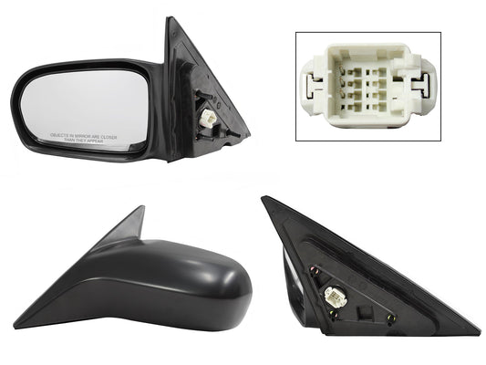 ESPEJO IZQ ELECT NEGRO P/PINTAR (3PINES) 4PTAS