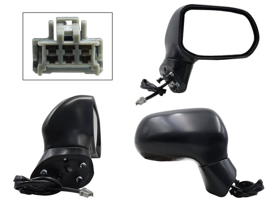 ESPEJO DER ELECT NEGRO P/PINTAR (3PINES) 4PTAS