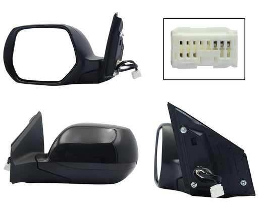 ESPEJO IZQ ELECT NEGRO P/PINTAR (3PINES)