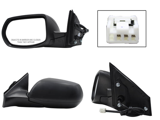 ESPEJO IZQ ELECT NEGRO P/PINTAR (3PINES)