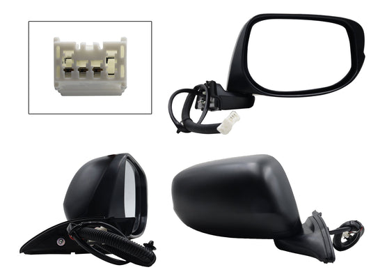 ESPEJO DER ELECT NEGRO P/PINTAR (3PINES)