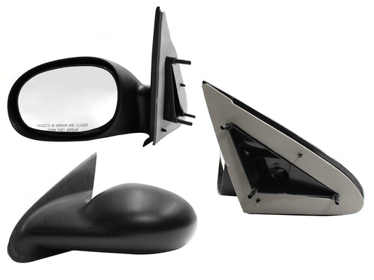 ESPEJO IZQ MANUAL NEGRO POROSO C/CONTROL