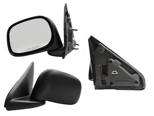 ESPEJO IZQ MANUAL NEGRO POROSO