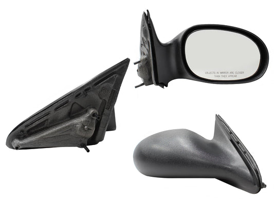 ESPEJO DER MANUAL NEGRO POROSO (CIRRUS 01-06)