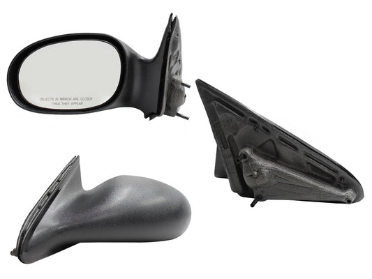 ESPEJO IZQ MANUAL NEGRO POROSO (CIRRUS 01-06)