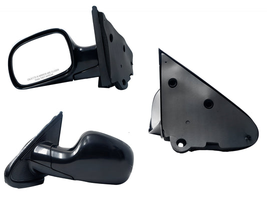 ESPEJO IZQ MANUAL NEGRO LISO (TOWN & COUNTRY 01-07)