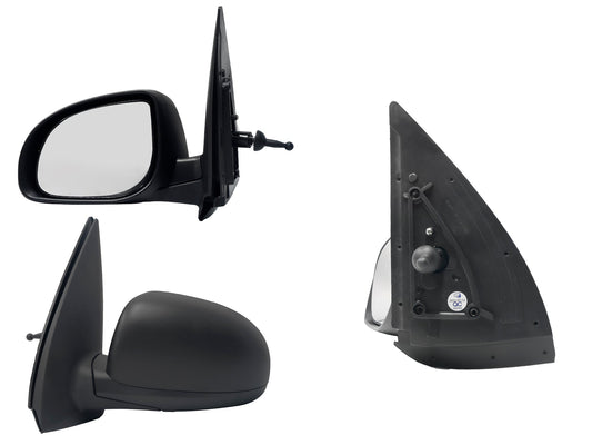 ESPEJO IZQ MANUAL NEGRO POROSO C/CONTROL