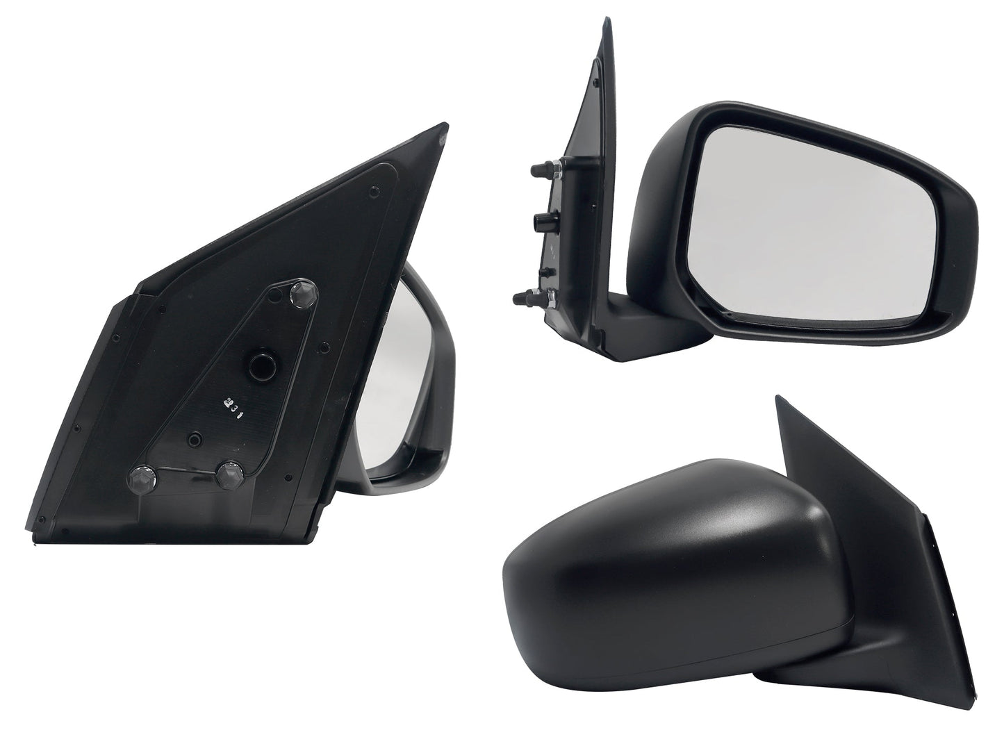 ESPEJO DER MANUAL NEGRO P/PINTAR S/CONTROL