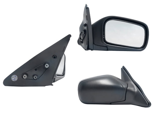 ESPEJO DER MANUAL NEGRO POROSO ABATIBLE