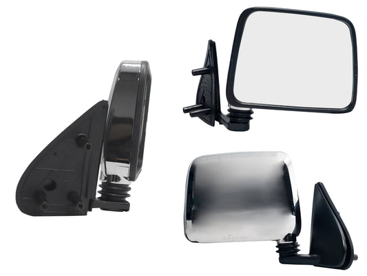 ESPEJO DER MANUAL CROMO (BASE INT METALICA) (NP-300 D-22 08-15)