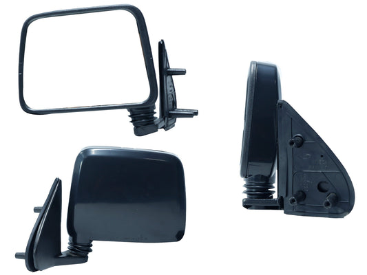 ESPEJO IZQ MANUAL NEGRO POROSO (BASE INT METALICA) (NP-300 D-22 08-15)