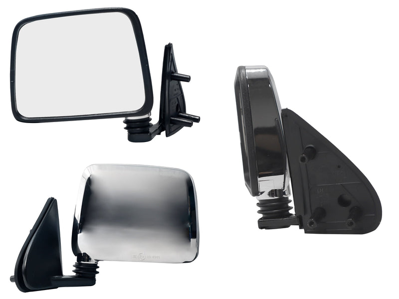 ESPEJO IZQ MANUAL CROMO (BASE INT PLASTICO) (NP-300 D-22 08-15)