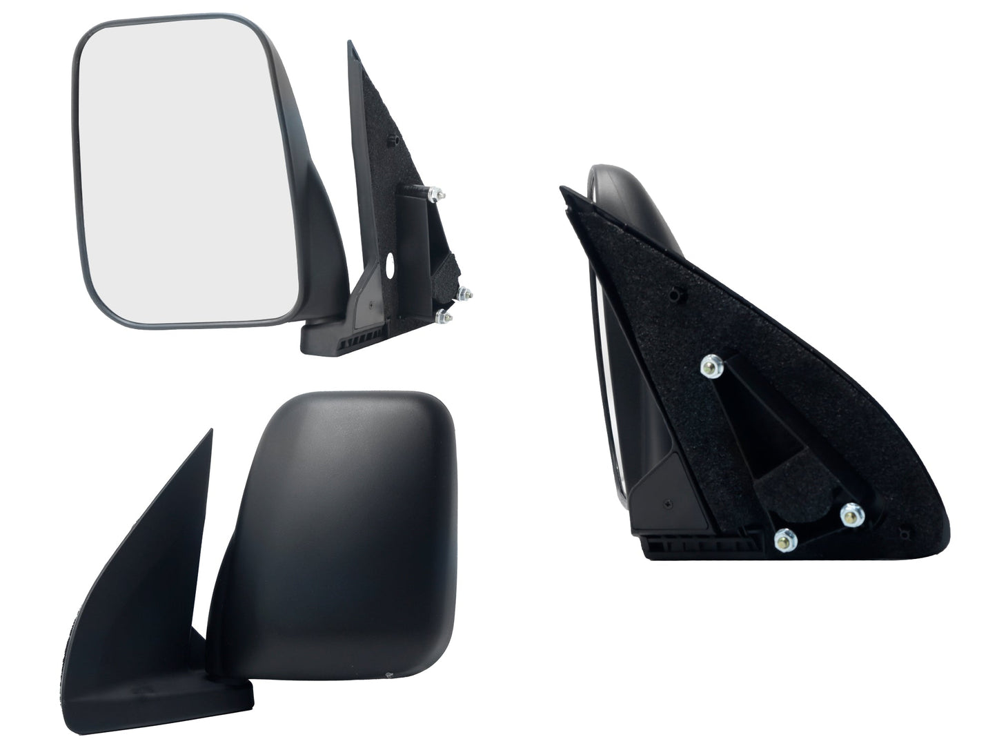 ESPEJO IZQ MANUAL NEGRO POROSO