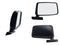 ESPEJO DER MANUAL NEGRO LISO T/JAPON (EMP/2PZS)