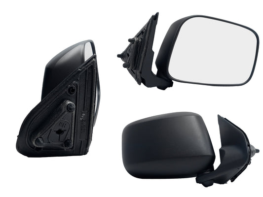 ESPEJO DER MANUAL NEGRO POROSO (SENCILLA/DOBLE CABINA S)