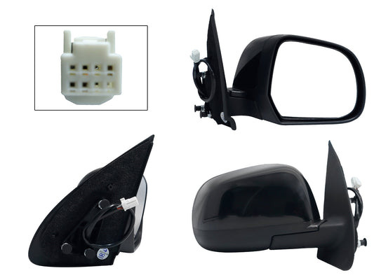 ESPEJO DER ELECT NEGRO P/PINTAR (3PINES)