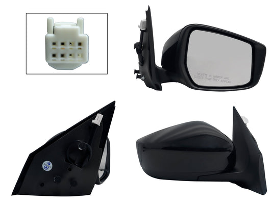 ESPEJO DER ELECT NEGRO P/PINTAR (3PINES)