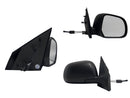 ESPEJO DER MANUAL NEGRO POROSO C/CONTROL (VERSION V-DRIVE) (V-DRIVE 20-24)
