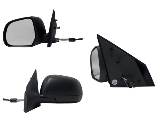 ESPEJO IZQ MANUAL NEGRO POROSO C/CONTROL (V-DRIVE 20-25)