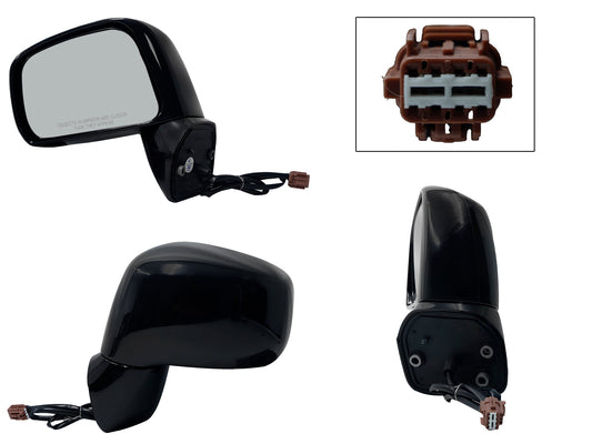 ESPEJO IZQ ELECT NEGRO P/PINTAR (3PINES)