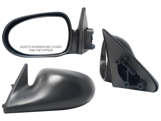ESPEJO IZQ MANUAL NEGRO POROSO