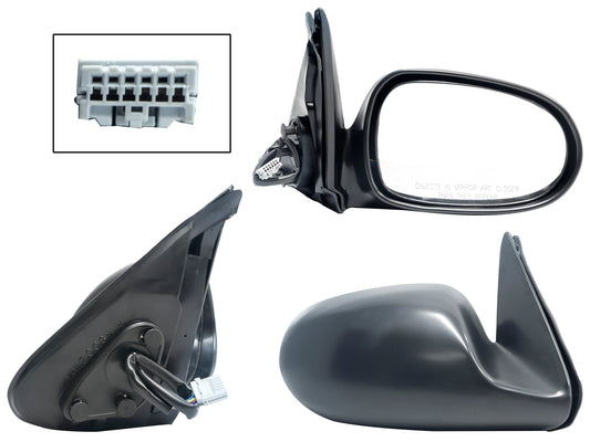 ESPEJO DER ELECT NEGRO P/PINTAR (3PINES)