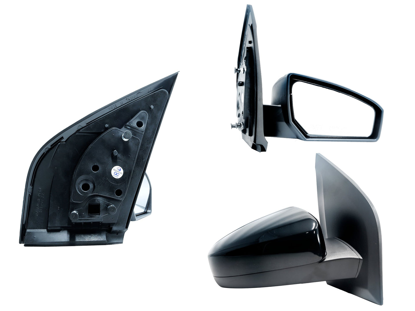 ESPEJO DER MANUAL NEGRO P/PINTAR S/CONTROL