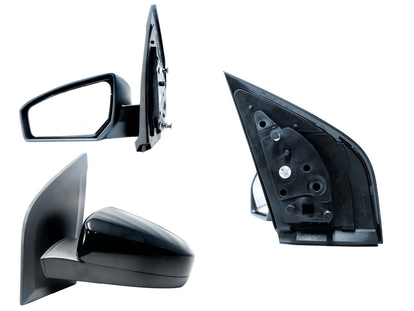 ESPEJO IZQ MANUAL NEGRO P/PINTAR S/CONTROL