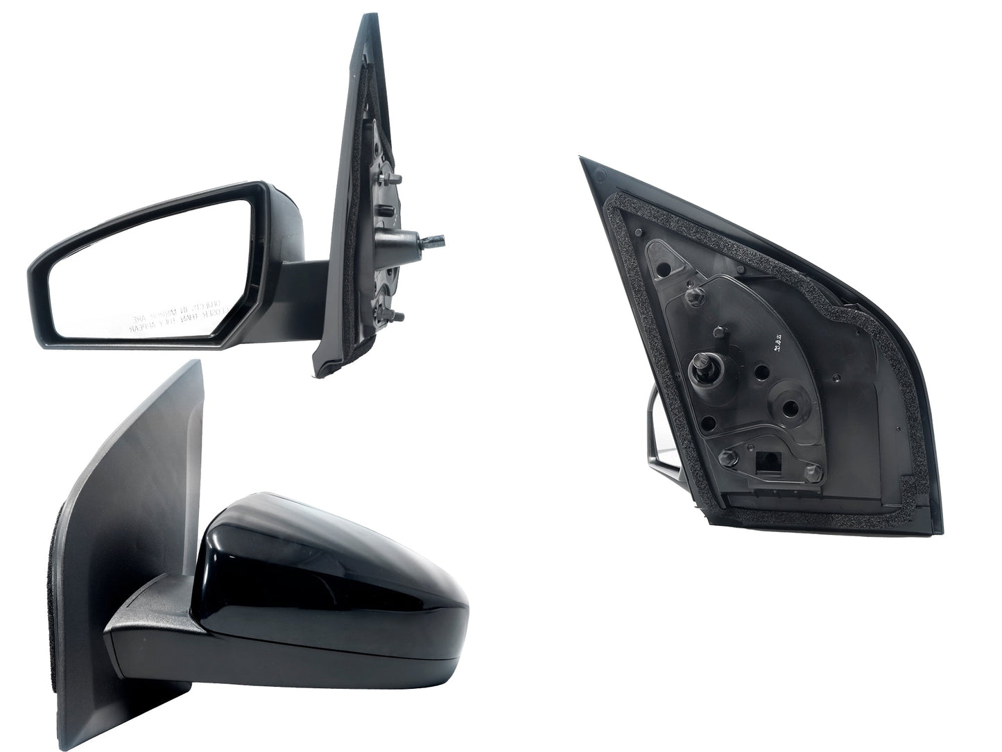 ESPEJO IZQ MANUAL NEGRO P/PINTAR C/CONTROL