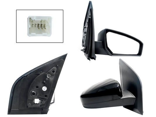 ESPEJO DER ELECT NEGRO P/PINTAR (3PINES)