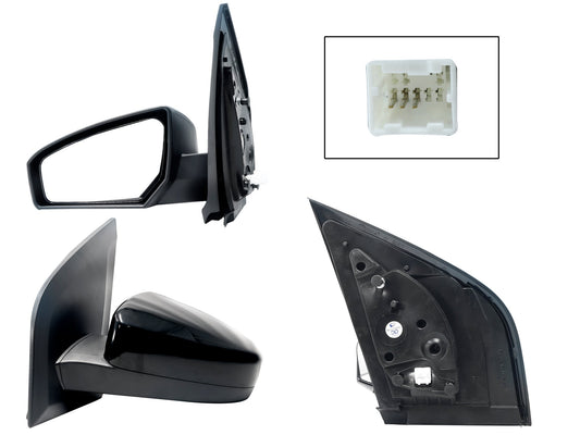 ESPEJO IZQ ELECT NEGRO P/PINTAR (3PINES)