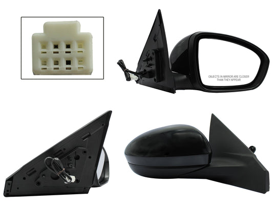 ESPEJO DER ELECT NEGRO P/PINTAR (3PINES)