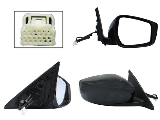 ESPEJO DER ELECT NEGRO P/PINTAR (3PINES)