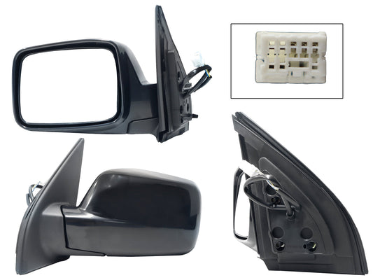 ESPEJO IZQ ELECT NEGRO P/PINTAR (3PINES)