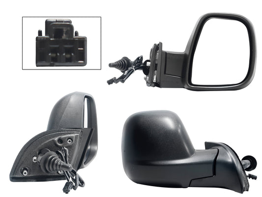 ESPEJO DER MANUAL NEGRO POROSO C/CONTROL C/SENSOR TEMPERATURA (2PINES)