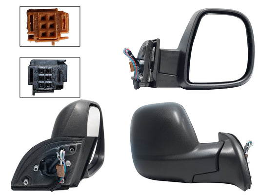 ESPEJO DER ELECT NEGRO POROSO C/DESEMPAÑANTE C/SENSOR TEMPERATURA (7PINES) (RIFTER 20-23 ACTIVE)