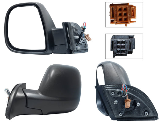 ESPEJO IZQ ELECT NEGRO POROSO C/DESEMPAÑANTE (5PINES) (RIFTER 20-23 ACTIVE)