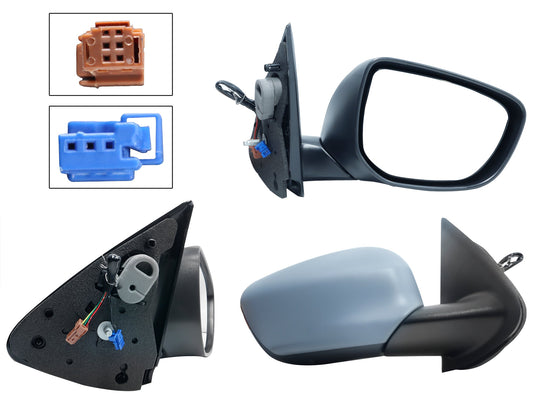 ESPEJO DER ELECT GRIS P/PINTAR C/DESEMPAÑANTE C/SENSOR (7PINES)