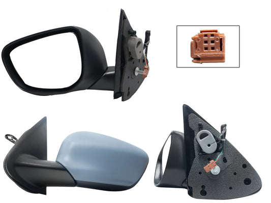 ESPEJO IZQ ELECT GRIS P/PINTAR C/DESEMPAÑANTE S/SENSOR (5PINES)