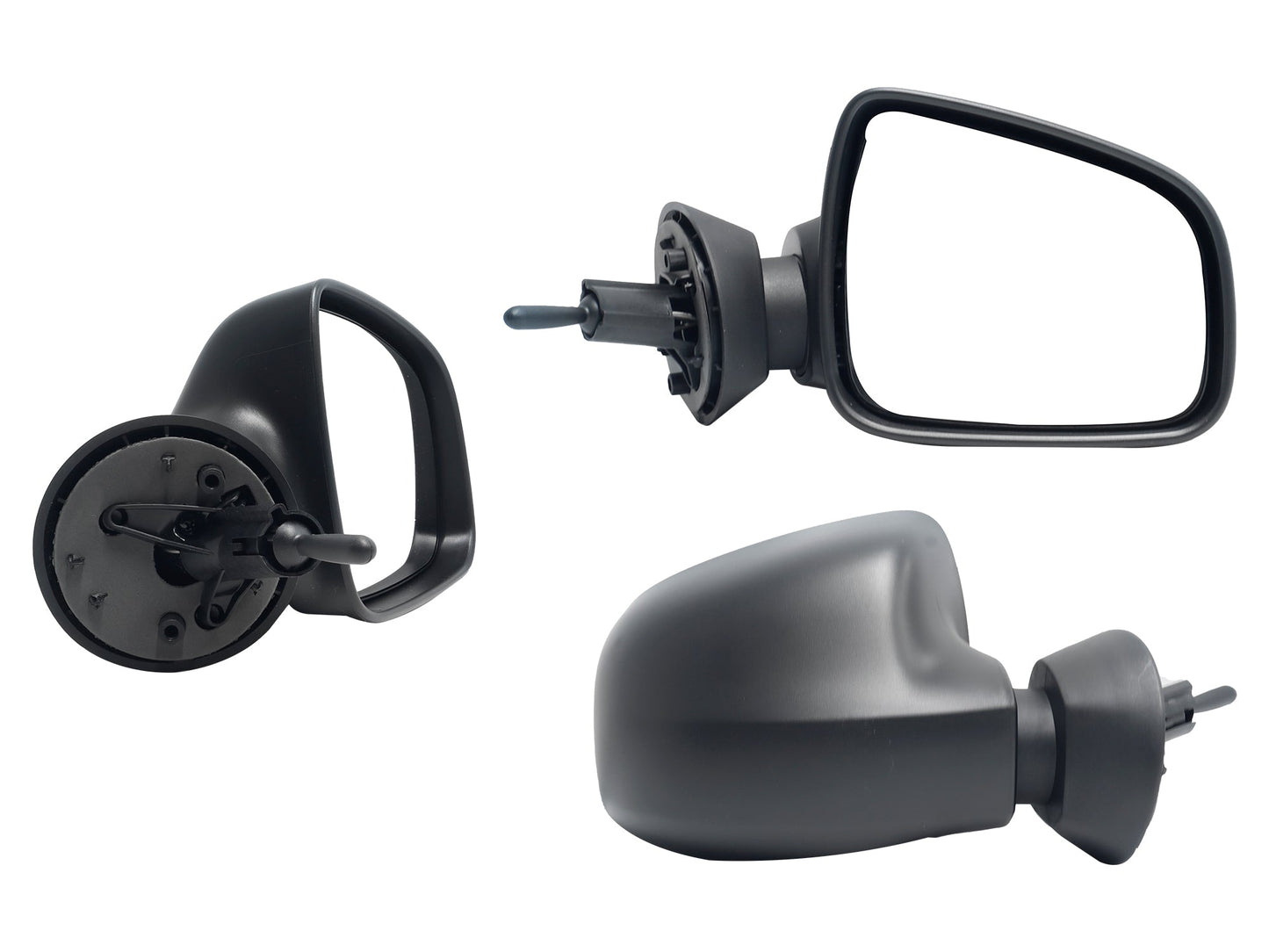 ESPEJO DER MANUAL NEGRO POROSO (SANDERO-STEPWAY 10-15)