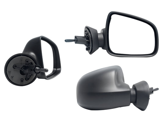 ESPEJO DER MANUAL NEGRO POROSO (SANDERO-STEPWAY 10-15)