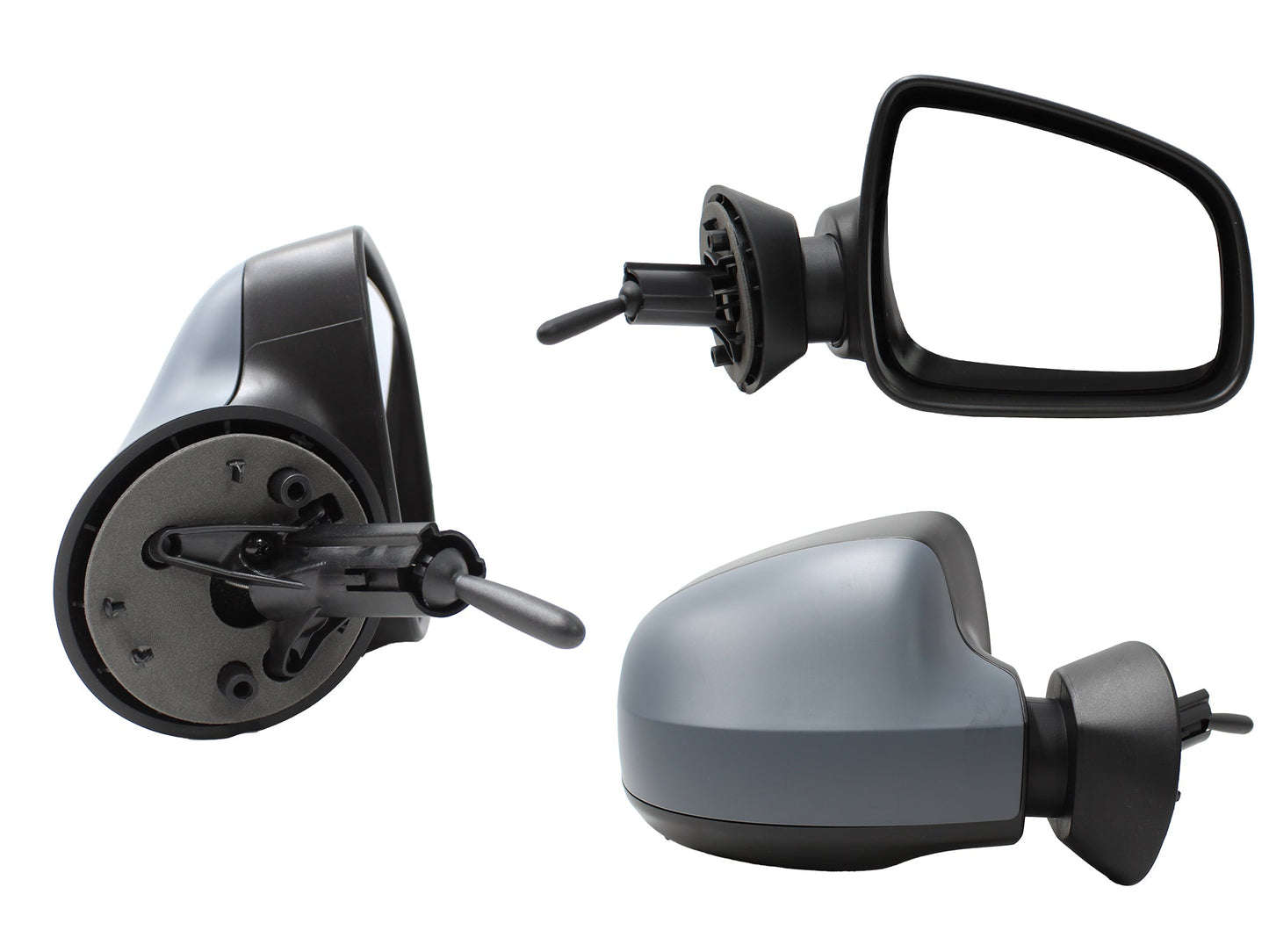 ESPEJO DER MANUAL GRIS P/PINTAR (SANDERO-STEPWAY 10-15)