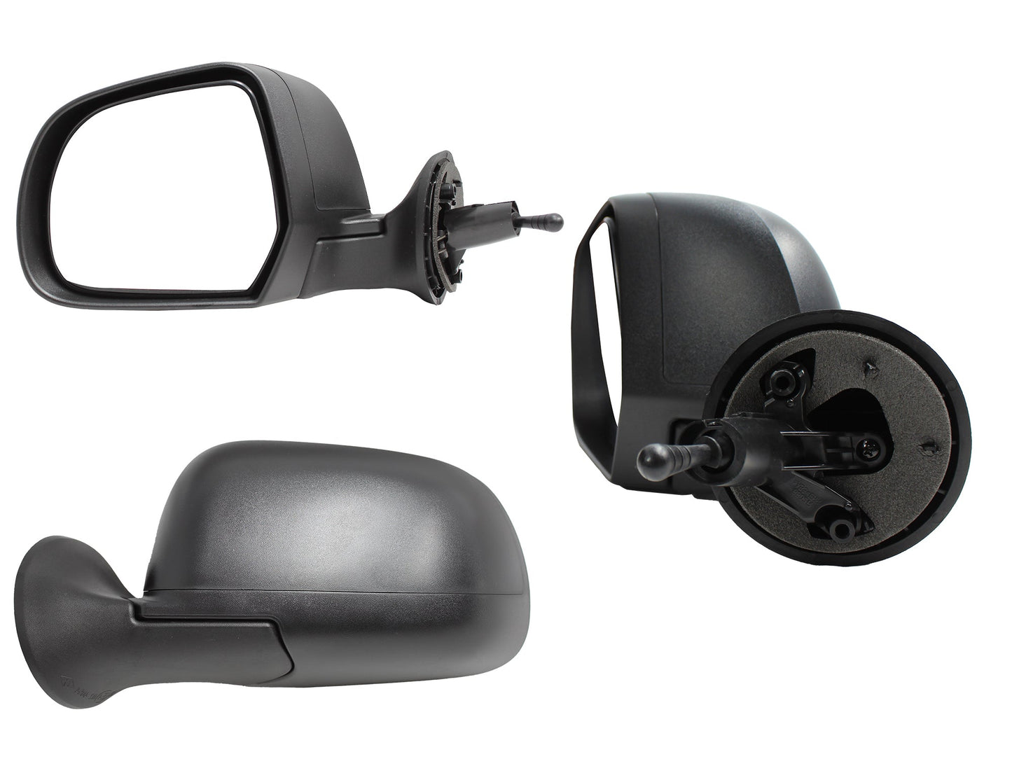 ESPEJO IZQ MANUAL NEGRO POROSO C/CONTROL (OROCH 18-22)