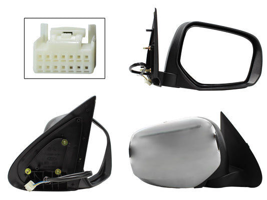 ESPEJO DER ELECT CROMO (3PINES)