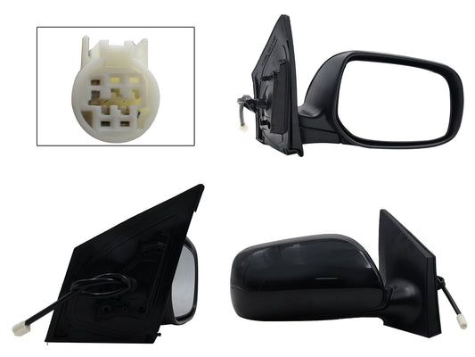 ESPEJO DER ELECT NEGRO P/PINTAR (3PINES)