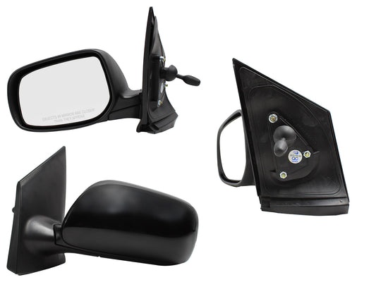 ESPEJO IZQ MANUAL NEGRO P/PINTAR C/CONTROL 4PTAS