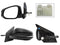 ESPEJO IZQ ELECT NEGRO P/PINTAR C/LUZ DIRECCIONAL (5PINES)