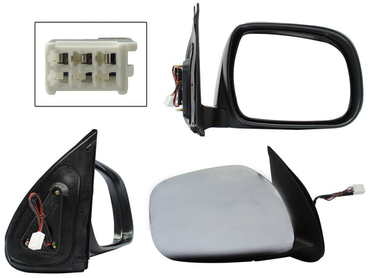 ESPEJO DER ELECT CROMO (3PINES)