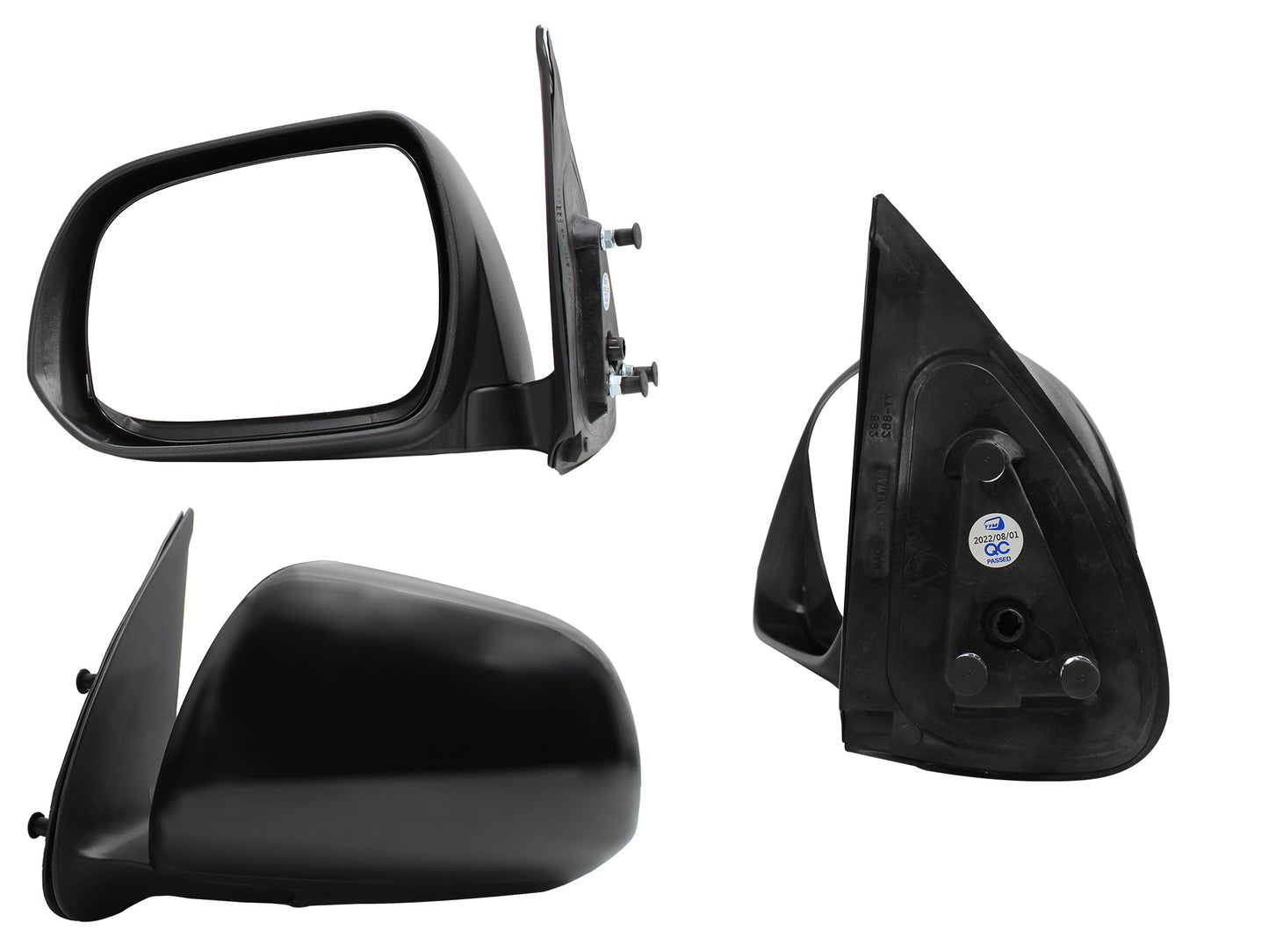 ESPEJO IZQ MANUAL NEGRO P/PINTAR