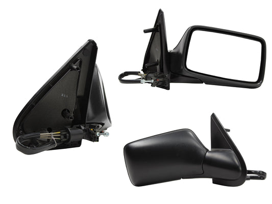 ESPEJO DER MANUAL NEGRO POROSO C/CONTROL